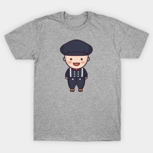 Cute Dutch Boy in Traditional Clothing T-Shirt